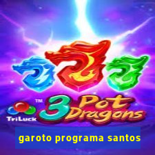 garoto programa santos